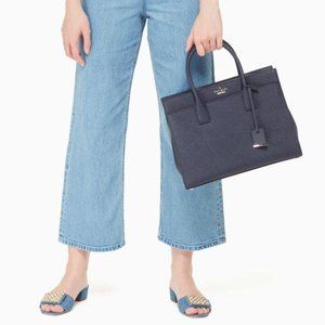 Kate Spade ♠ New York Cameron Street Candace Satchel - Blue/Black Color Block
